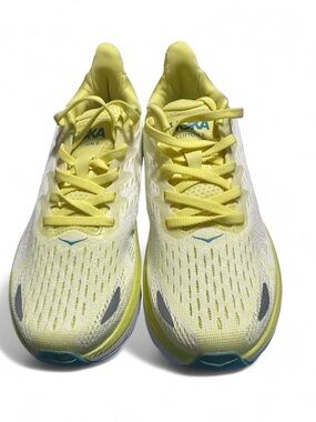 Hoka Clifton 8 Women’s Running Shoes - Lemon Yellow